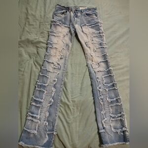 FWRD DENIM New York. Distressed‎ Blue Jeans.